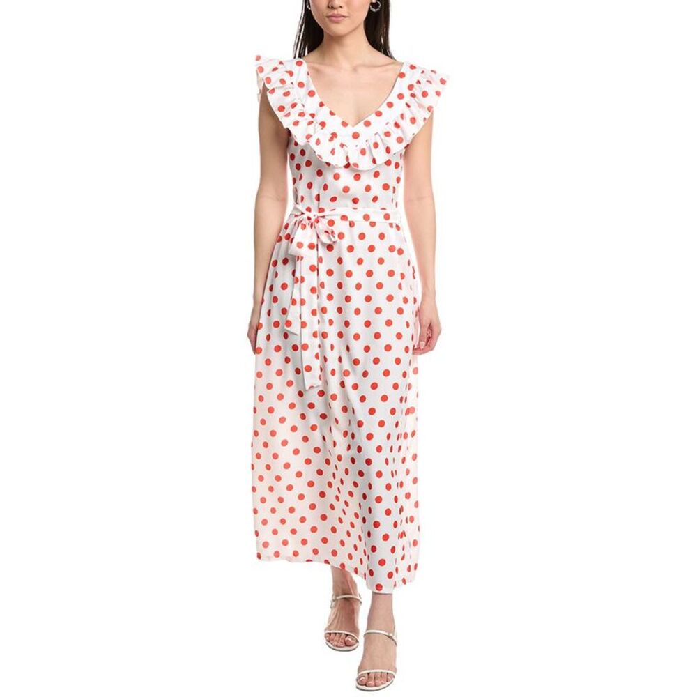 Ipponelli Womens  Off The Shoulder Maxi Dress, White